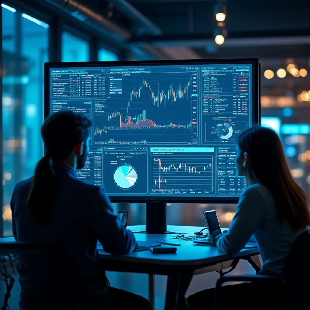 Plataforma educativa innovadora con análisis de mercado en tiempo real
