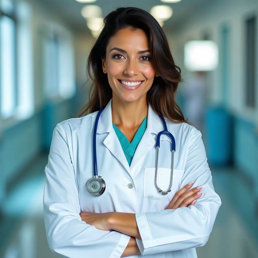 Foto de Laura Martínez, médica